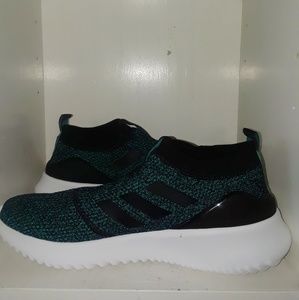 Turquoise Adidas Cloudfoam Tennis Shoes